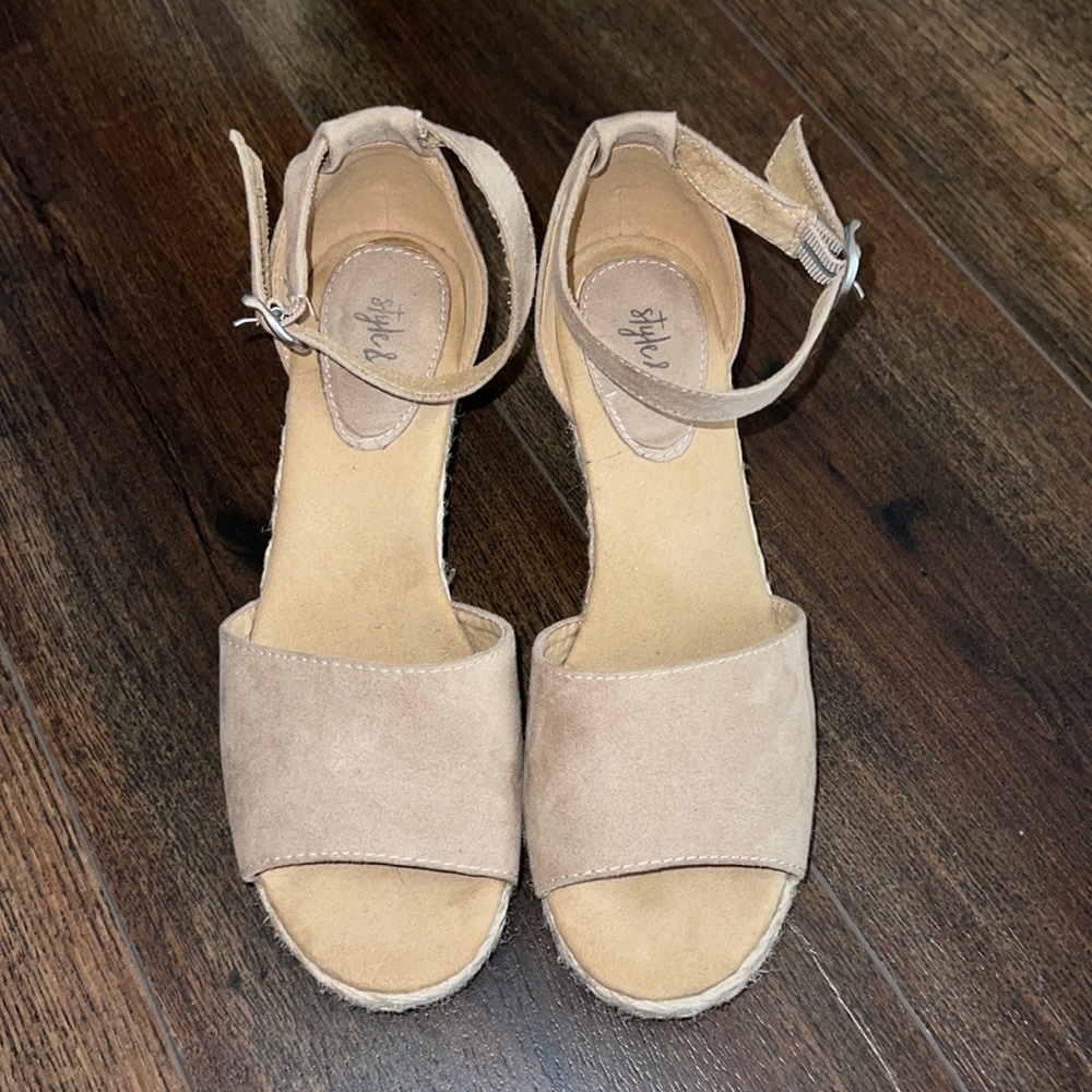 Style & Co wedge espadrille sandals